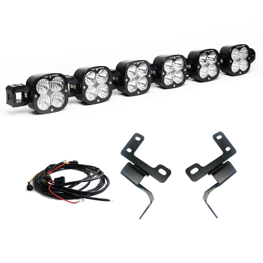 XL Pro Linkable Sport Bumper Light Kit 21-26 Bronco w/ OE Plastic Bumper (Multi-Pattern Clear Upfitter Wiring) 44-7776