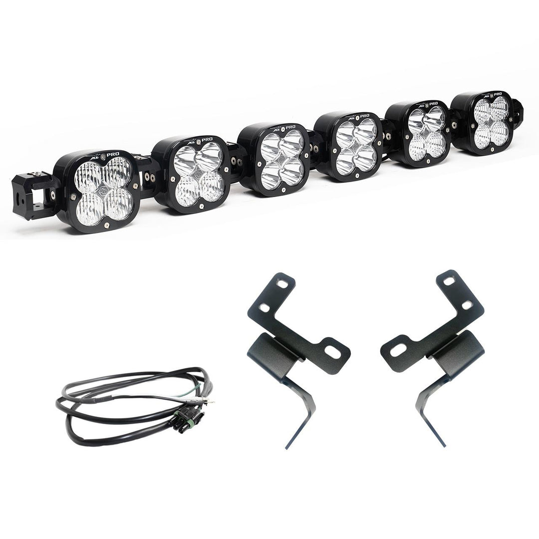 XL Pro Linkable Sport Bumper Light Kit 21-26 Bronco w/ OE Plastic Bumper (Multi-Pattern Clear Toggle Wiring) 44-7776-UP