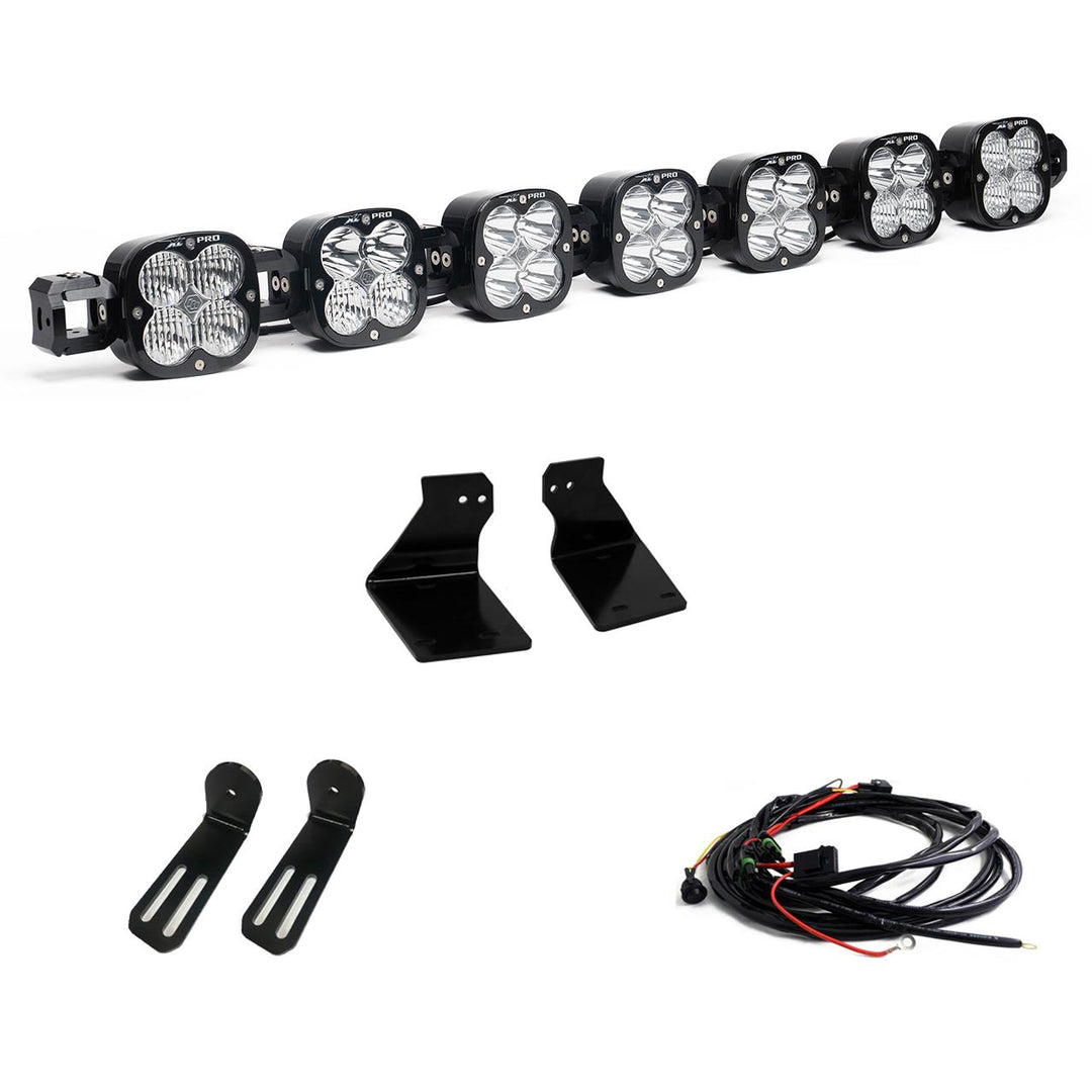 XL Pro Linkable Bumper Light Kit 20-22 F-250 Super Duty 20-22 F-350 Super Duty (Light Pattern Multi-Pattern Color Clear Wiring Type Toggle) 44-7793