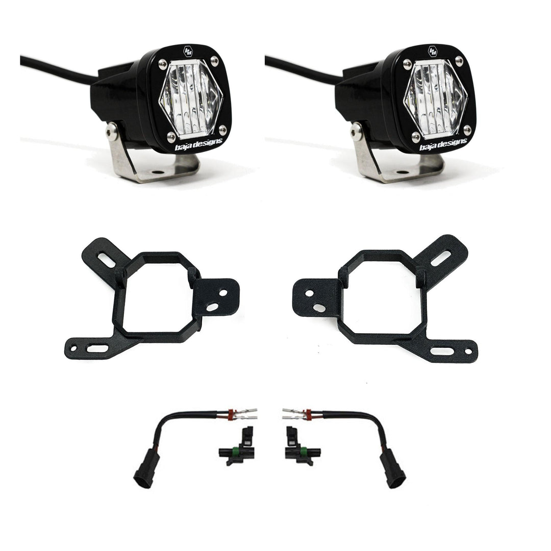 S1 Fog Pocket Light Kit 2024-2025 Canyon, Yukon 24-25 Silverado/Sierra 1500/2500/3500 AT4-X Clear 44-7878