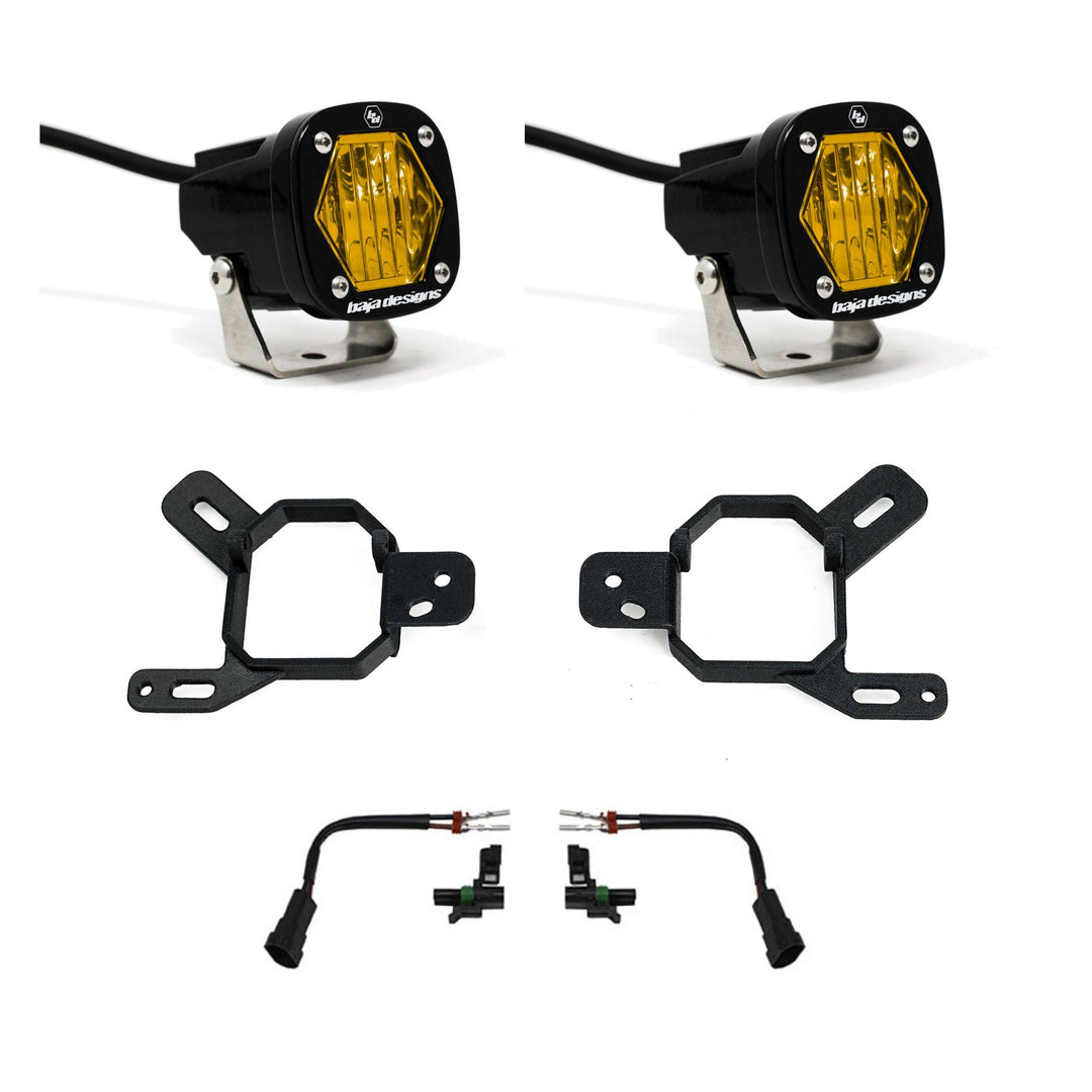 S1 Fog Pocket Light Kit 2024-2025 Canyon, Yukon 24-25 Silverado/Sierra 1500/2500/3500 AT4-X Baja Amber