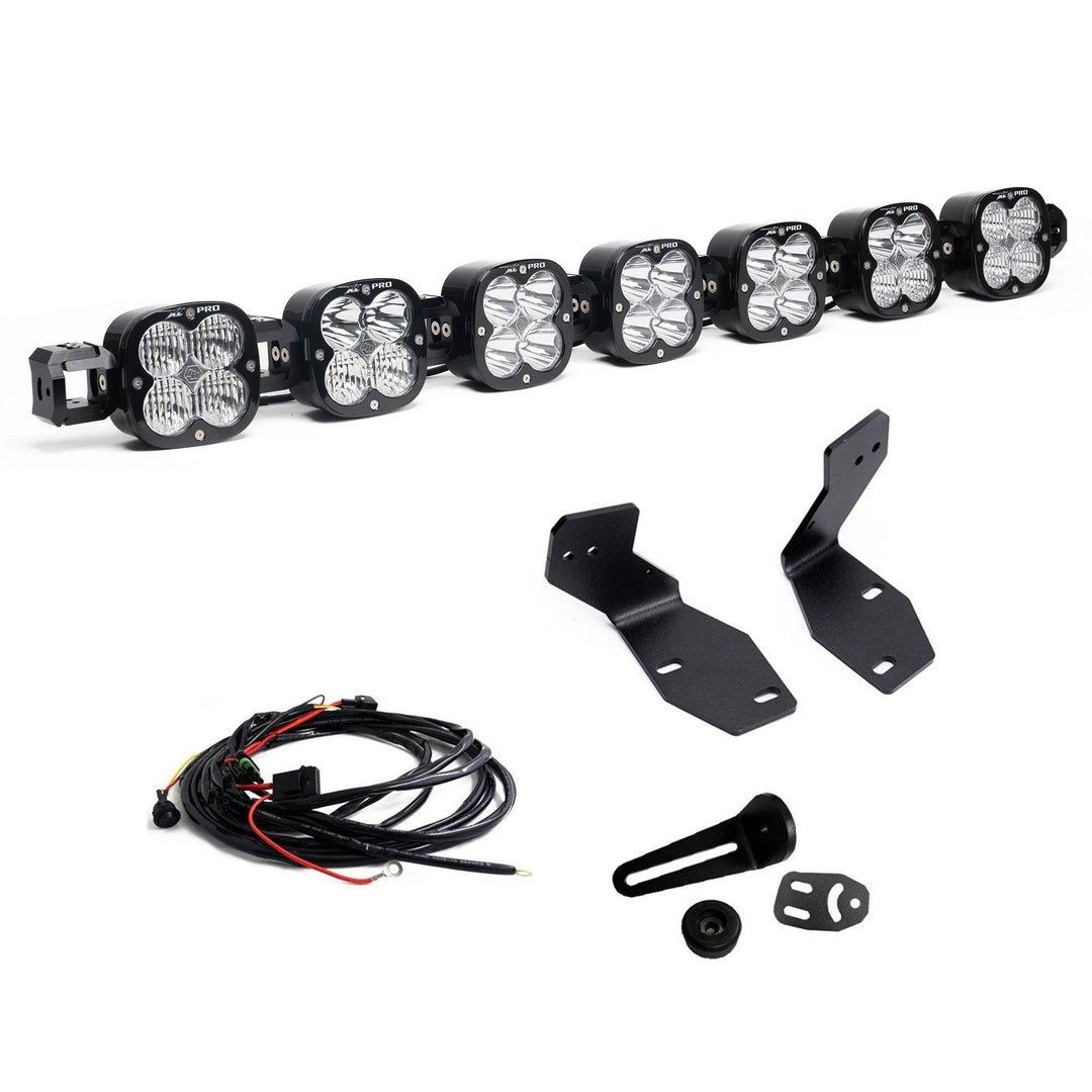 7XL Pro Linkable Bumper Light Kit 2023-26 Ford F-250/350 Super Duty (Light Pattern Multi-Pattern Color Clear Wiring Type: Toggle) 44-7891