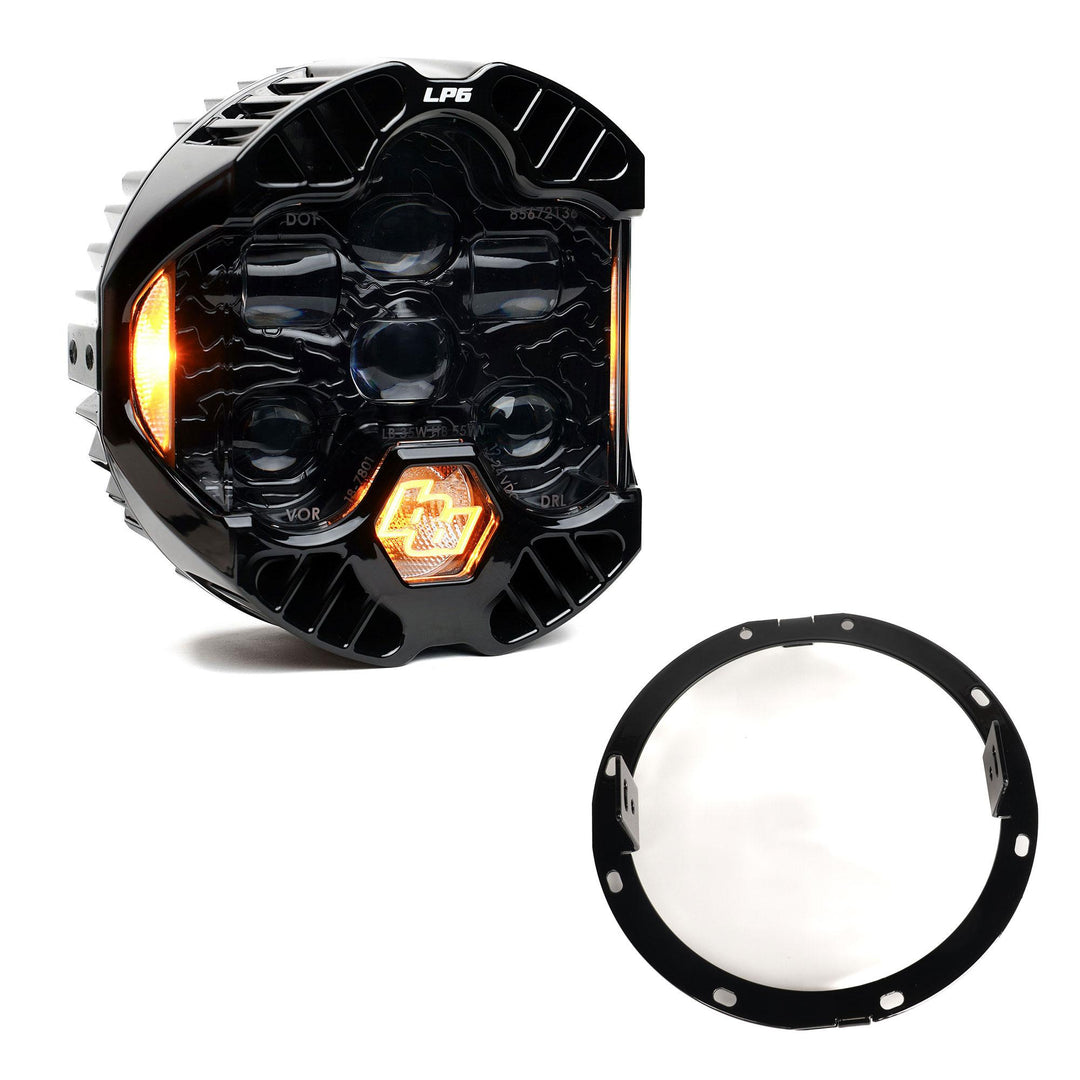 DOT LP6 LED Headlight Kit 2014-2023 Harley Davidson Street Glide (Amber) 44-8115