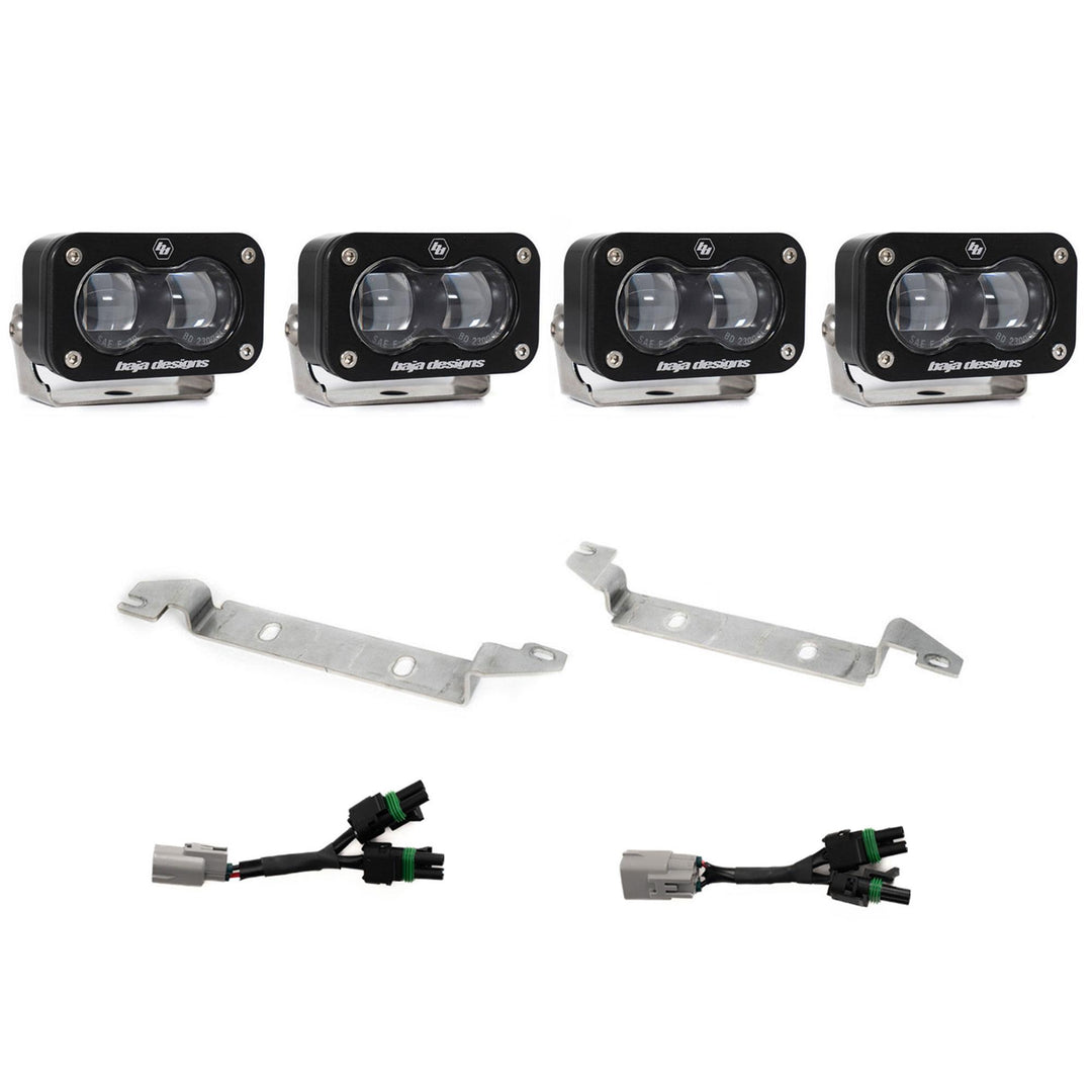 S2 SAE OEM Fog Light Replacement Kit 2024-On Toyota Tacoma TRD Pro/Trailhunter Clear 44-8290