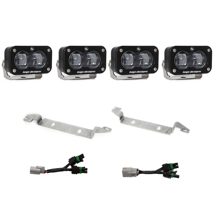 S2 SAE OEM Fog Light Replacement Kit 2024-On Toyota Tacoma TRD Pro/Trailhunter Clear 44-8290