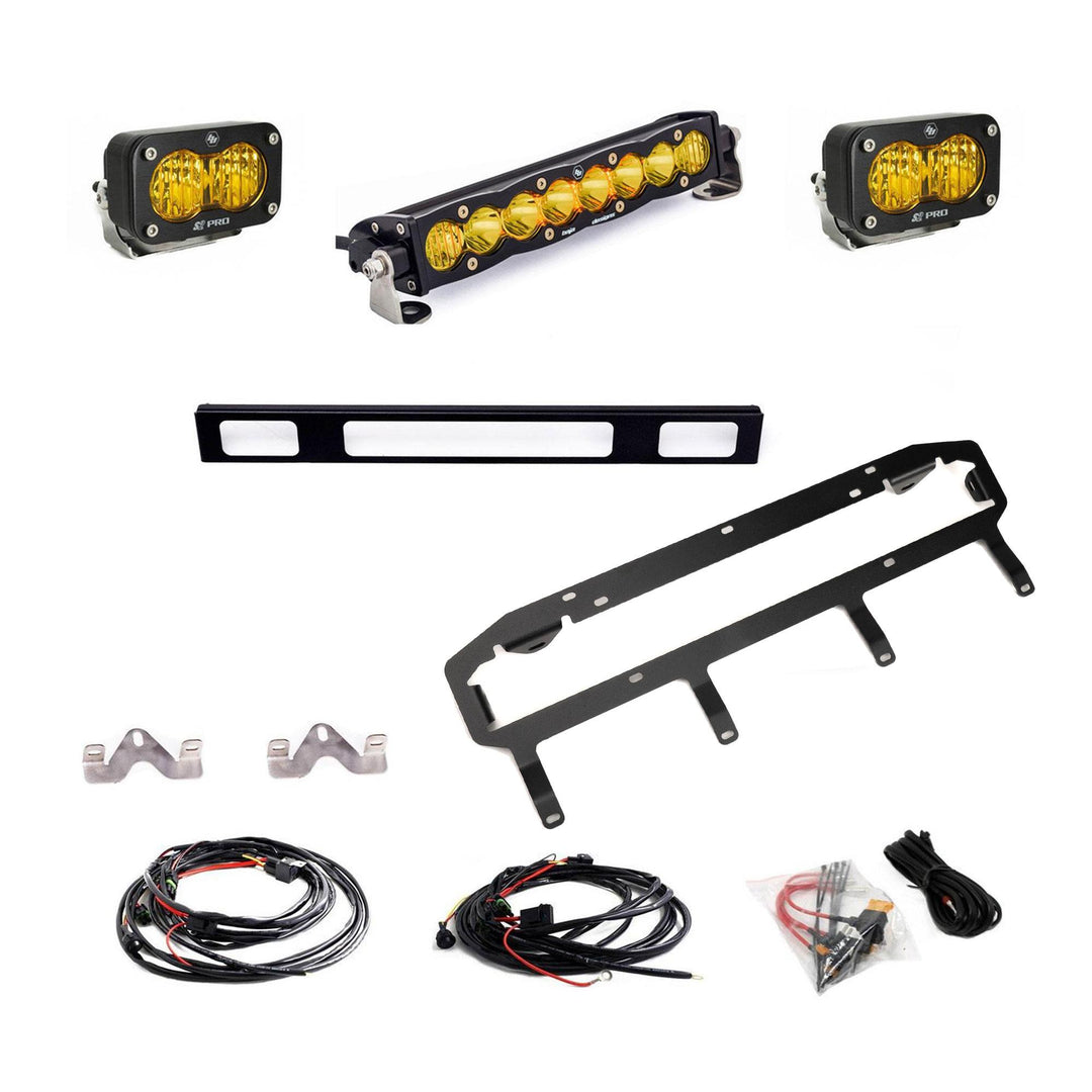 S8 10 Inch S2 Pro Grille Light Replacement Kit 2025-On Toyota 4Runner TRD Pro Baja Amber 44-8294
