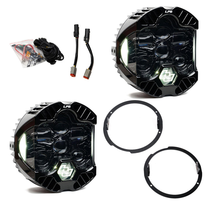 DOT LP6 LED Headlight Kit Jeep 2007-2018 Wrangler JK w/LED Headlights (White) 44-8310