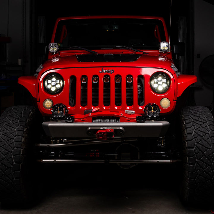 DOT LP6 LED Headlight Kit Jeep 2007-2018 Wrangler JK w/LED Headlights (White)