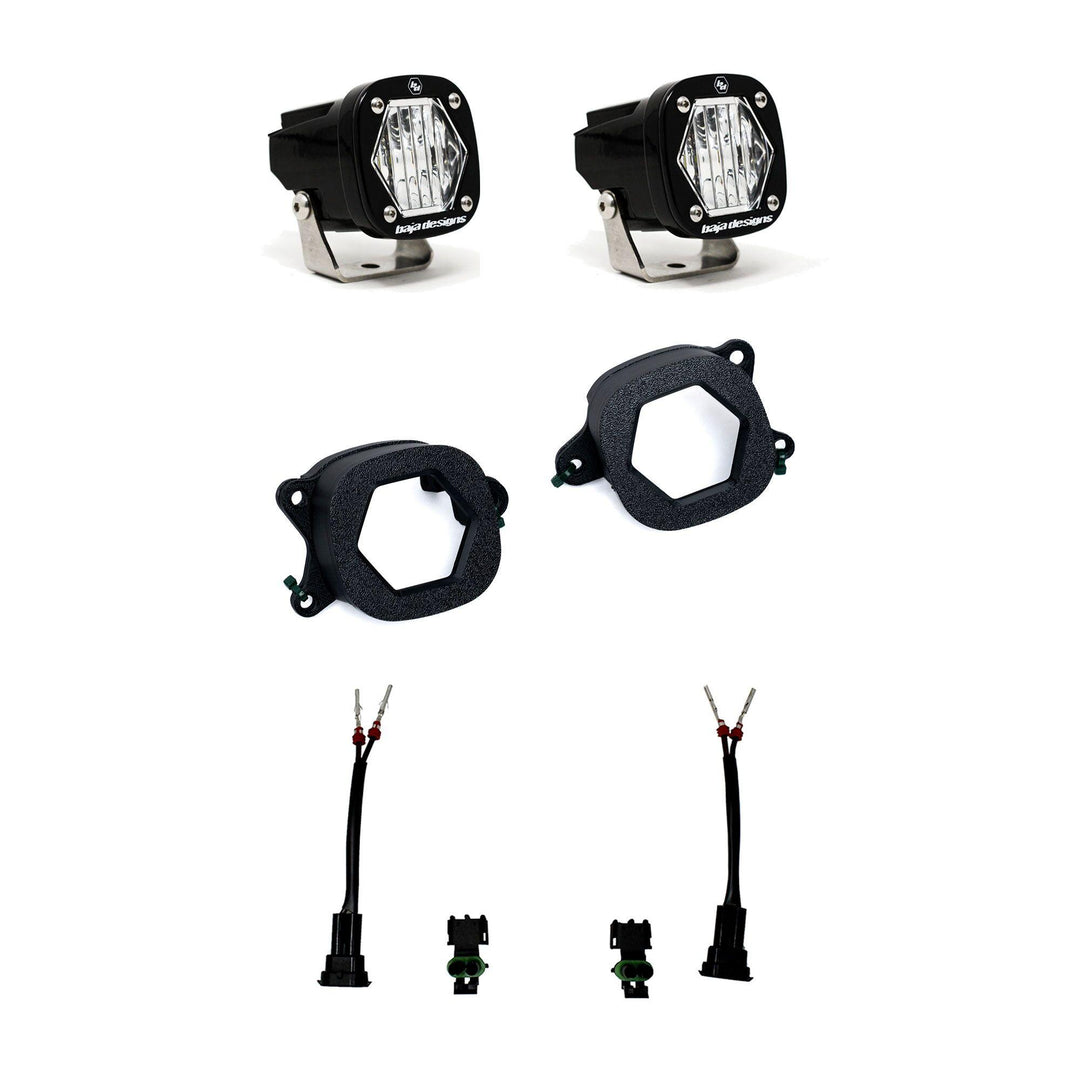 S1 Fog Pocket Light Kit Ford Ranger Raptor 2024-2026 (Wide Cornering Clear) 44-8358