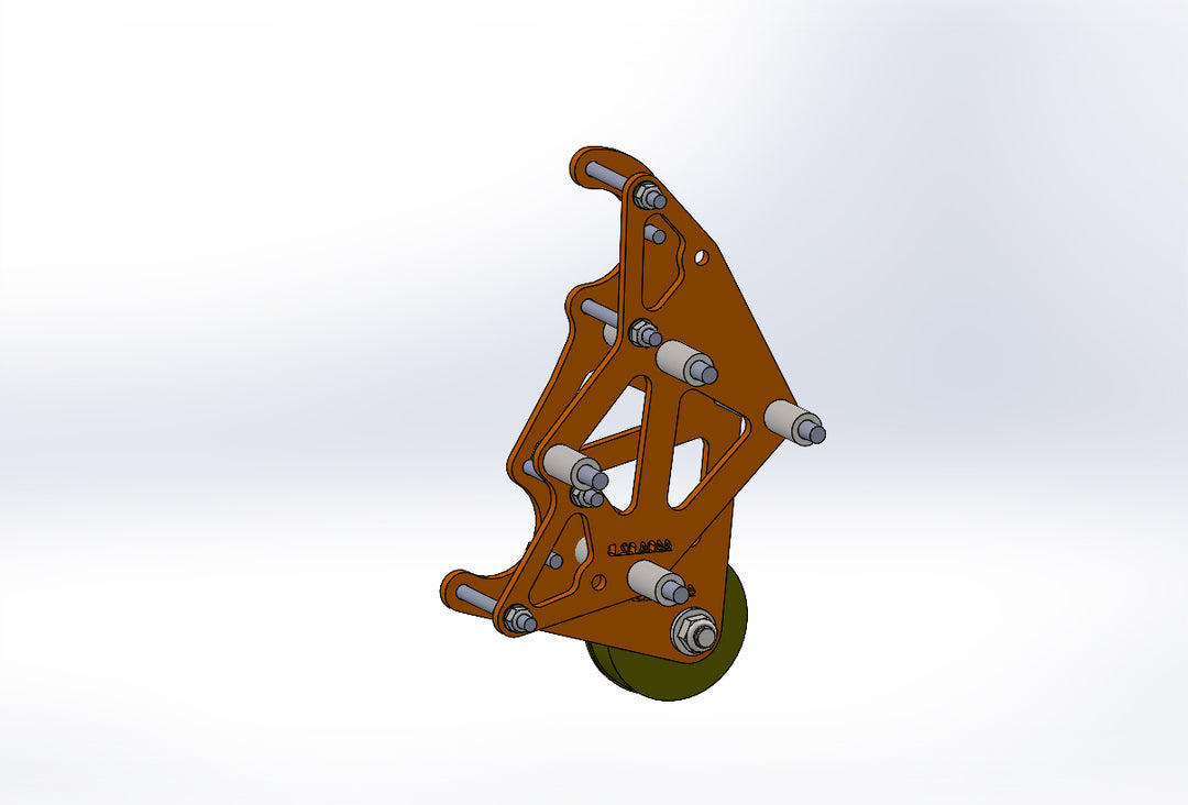 Goat Built 4404-F Driver Side Dual CBR/TC Pump Bracket - F-Body Spacing