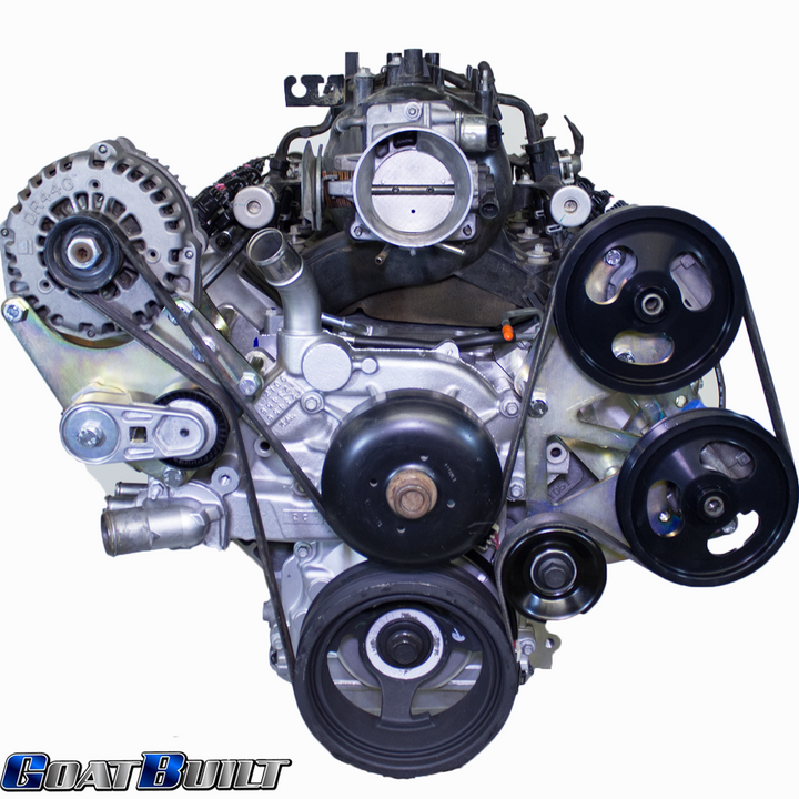 Goat Built 4406-F Driver Side CBR Pump Bracket, High Mount - F-Body Spacing