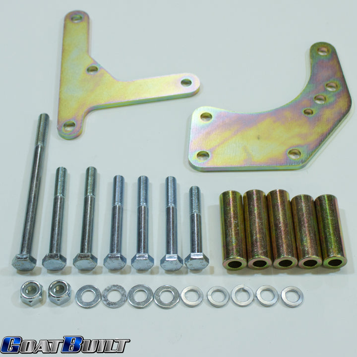Goat Built 4405-10 Passenger Side Low Profile Alternator Bracket - Truck Spacing