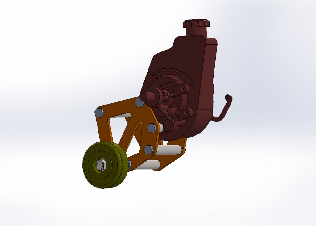 Goat Built 4408 Driver Side P-Pump Bracket, High Mount - Truck Spacing