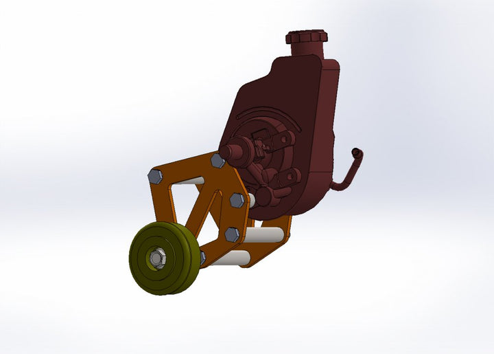 Goat Built 4408 Driver Side P-Pump Bracket, High Mount - Truck Spacing