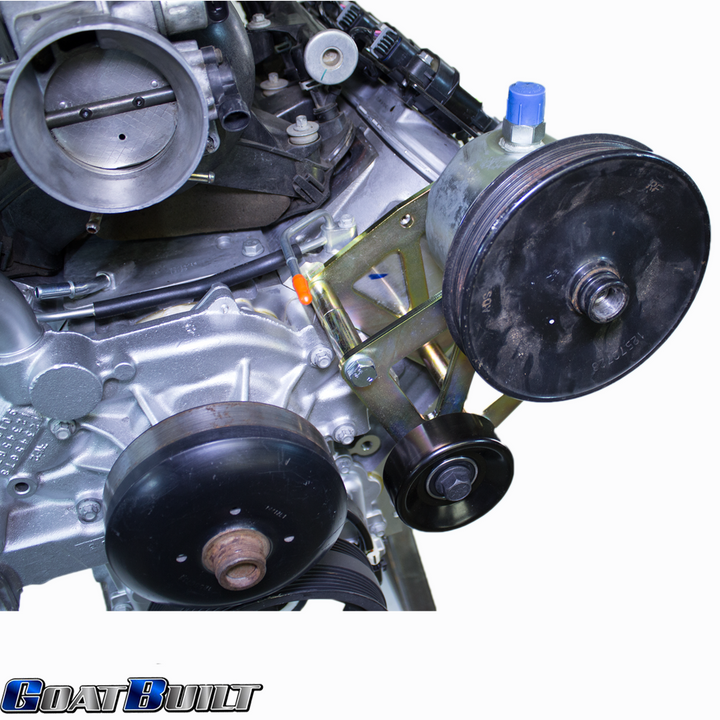 Goat Built 4408 Driver Side P-Pump Bracket, High Mount - Truck Spacing