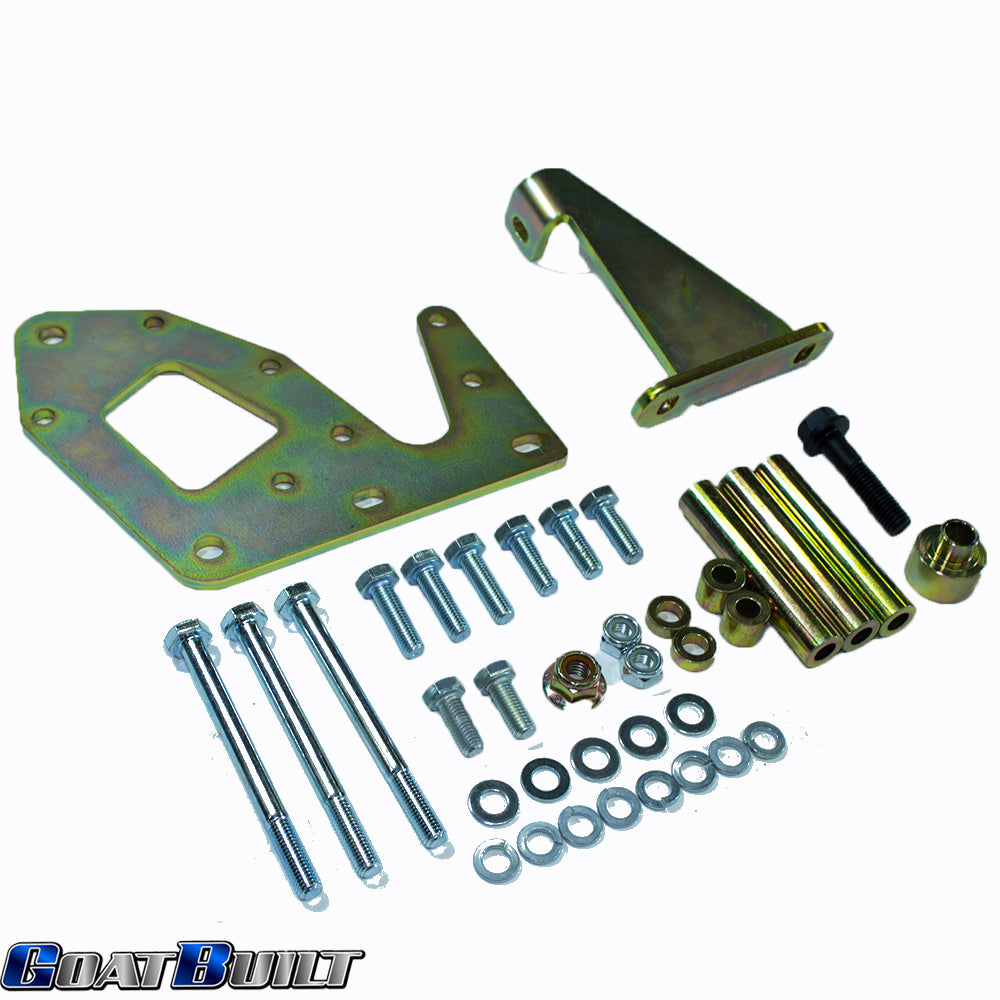 Goat Built 4411 Driver Side P-Pump Bracket, Low Mount - Truck Spacing