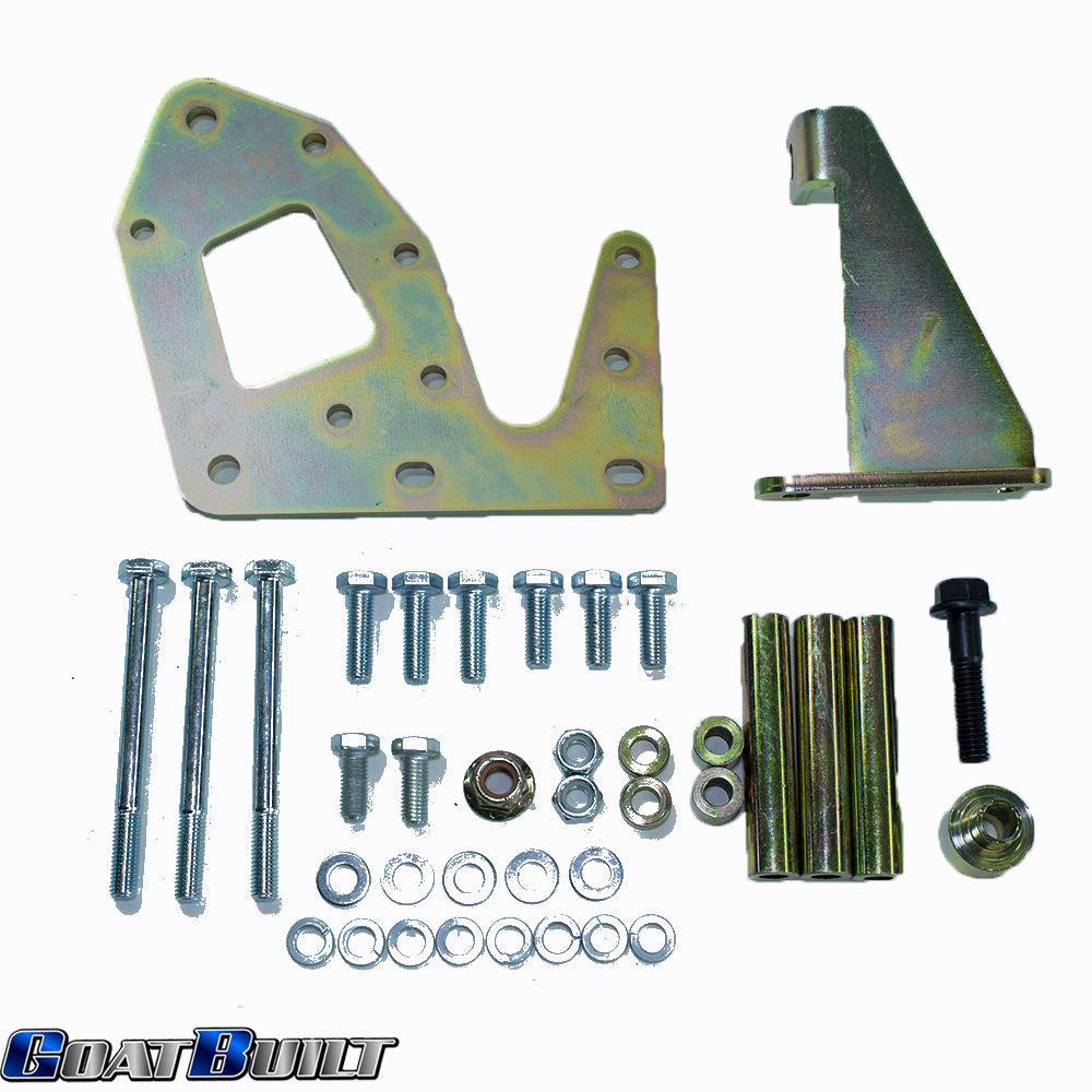 Goat Built 4411 Driver Side P-Pump Bracket, Low Mount - Truck Spacing