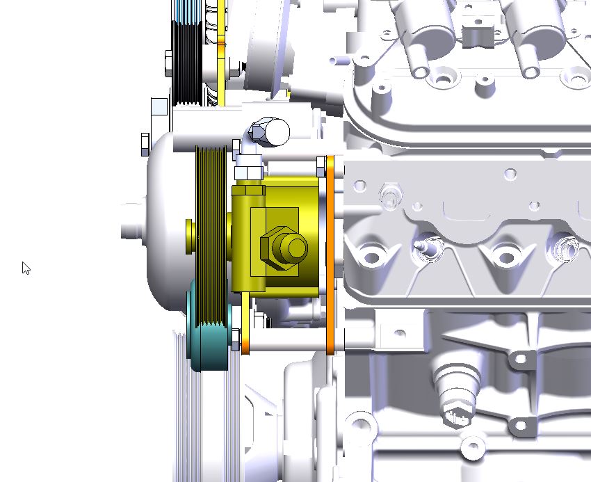 Goat Built 4422-F Driver Side CBR/TC Pump Bracket - F-Body Spacing
