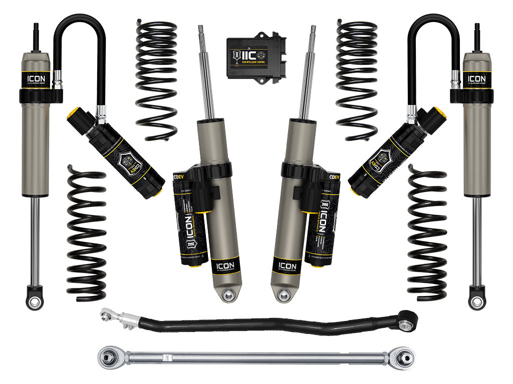 ICON 2014-2026 Ram 2500 4WD Diesel Coil Spring Rear 2.5" Lift Stage 5 Suspension w/Performance Rear Coil Springs