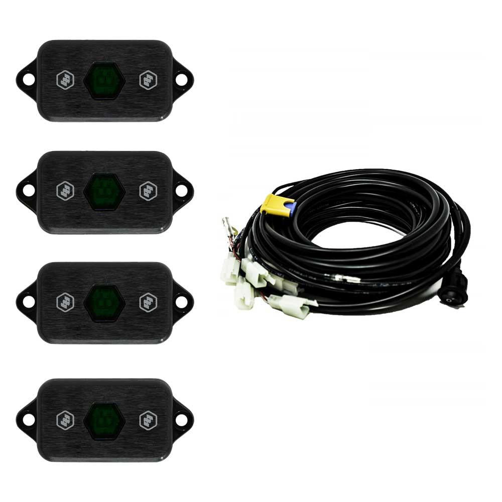Rock Light Kit Universal Green 447057