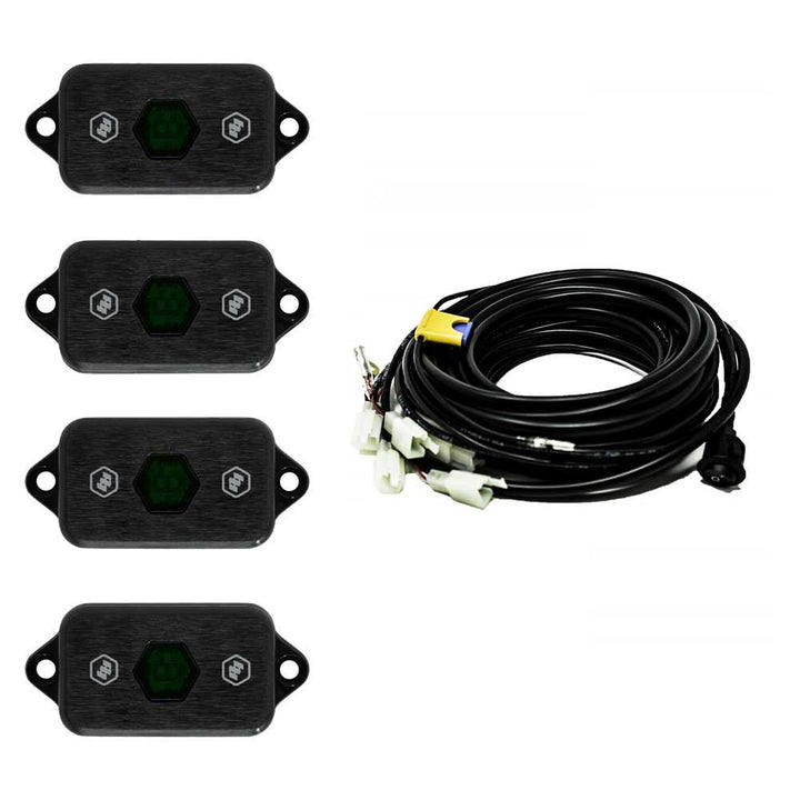 Rock Light Kit Universal Green 447057