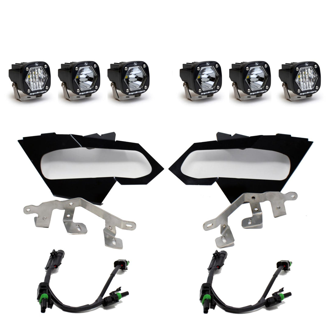 Can-Am X3 Headlight Kit S1 Spot W/C Baja Designs 447074