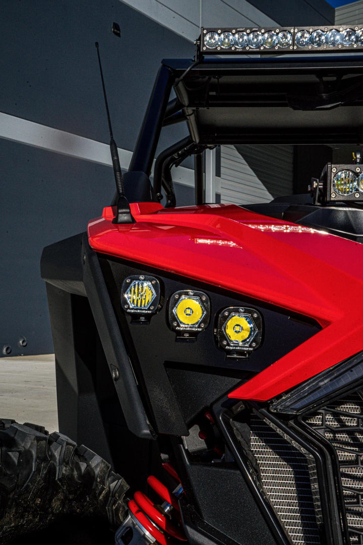 S1 LED Headlight Kit 20-24 RZR Pro XP 22-24 RZR Pro R/Turbo R Multi-Pattern Clear