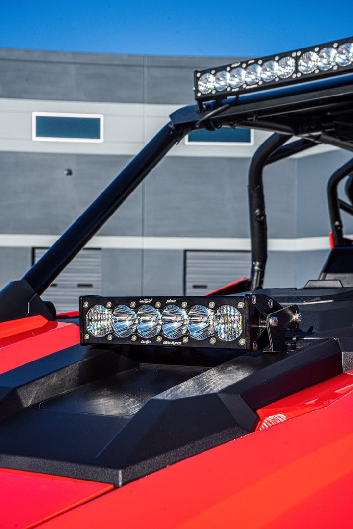 Polaris RZR Pro XP Hood Light Mount Kit 10 Inch OnX6+