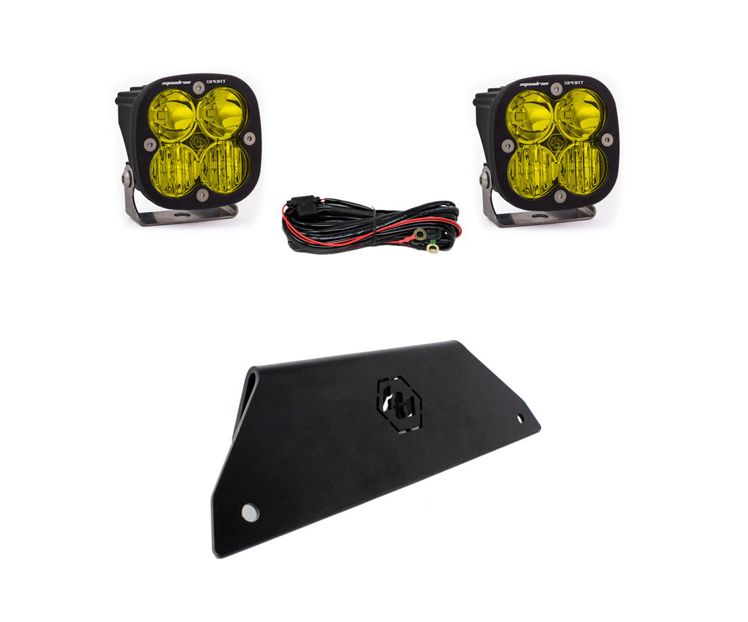 Polaris RZR Pro XP Lower Bumper LED Light Kit Sport D/C Baja Amber Baja Designs 447170