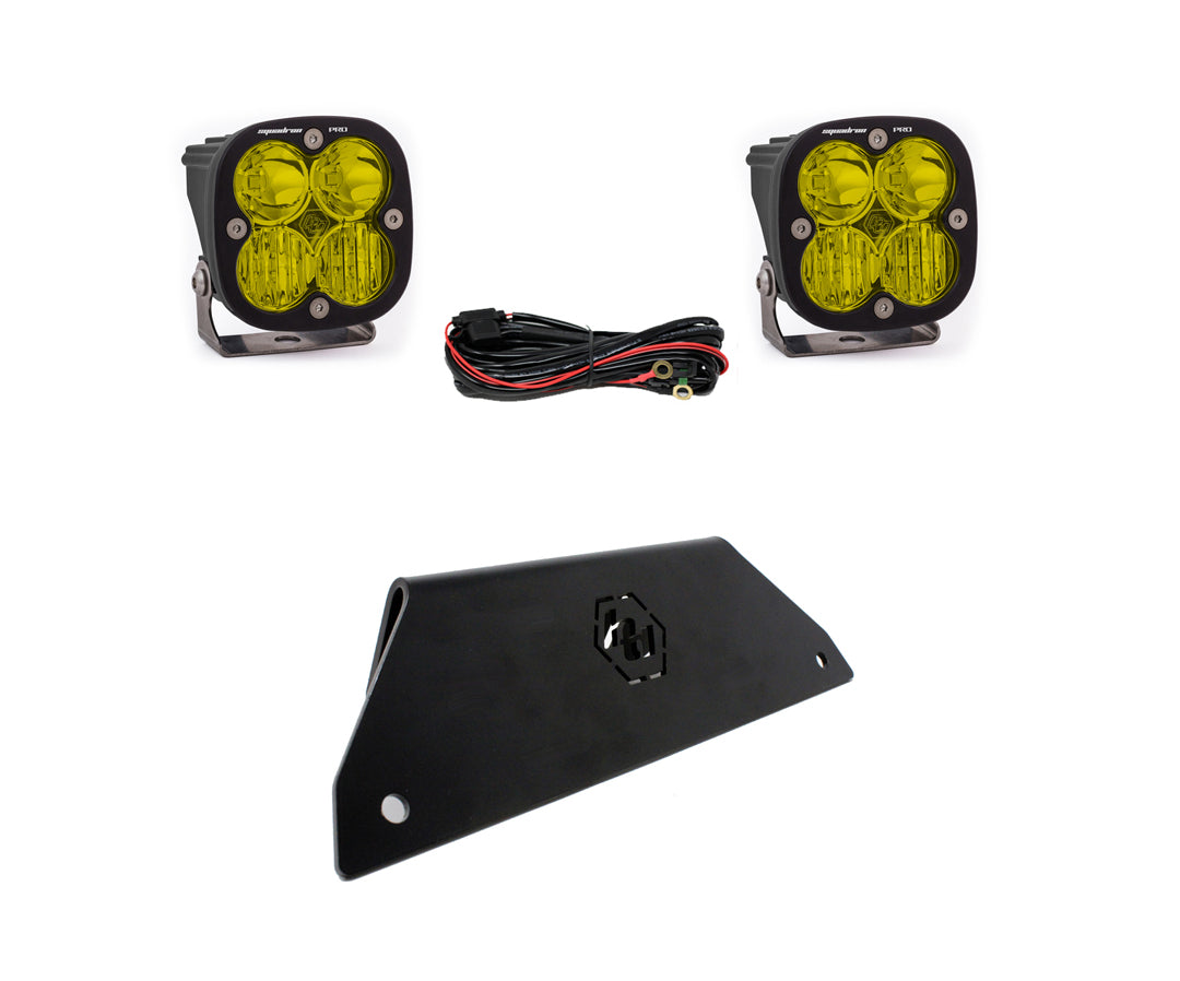 Polaris RZR Pro XP Lower Bumper LED Light Kit Pro D/C Amber Baja Designs 447172