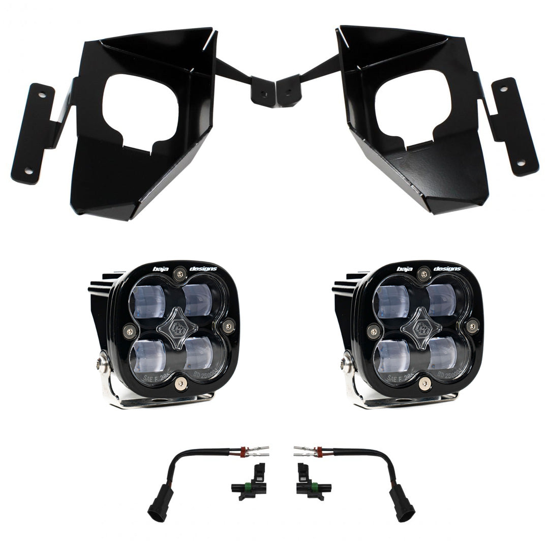 Silverado 1500 Fog Pocket Kit 16-18 Squadron SAE Clear Baja Designs 447534