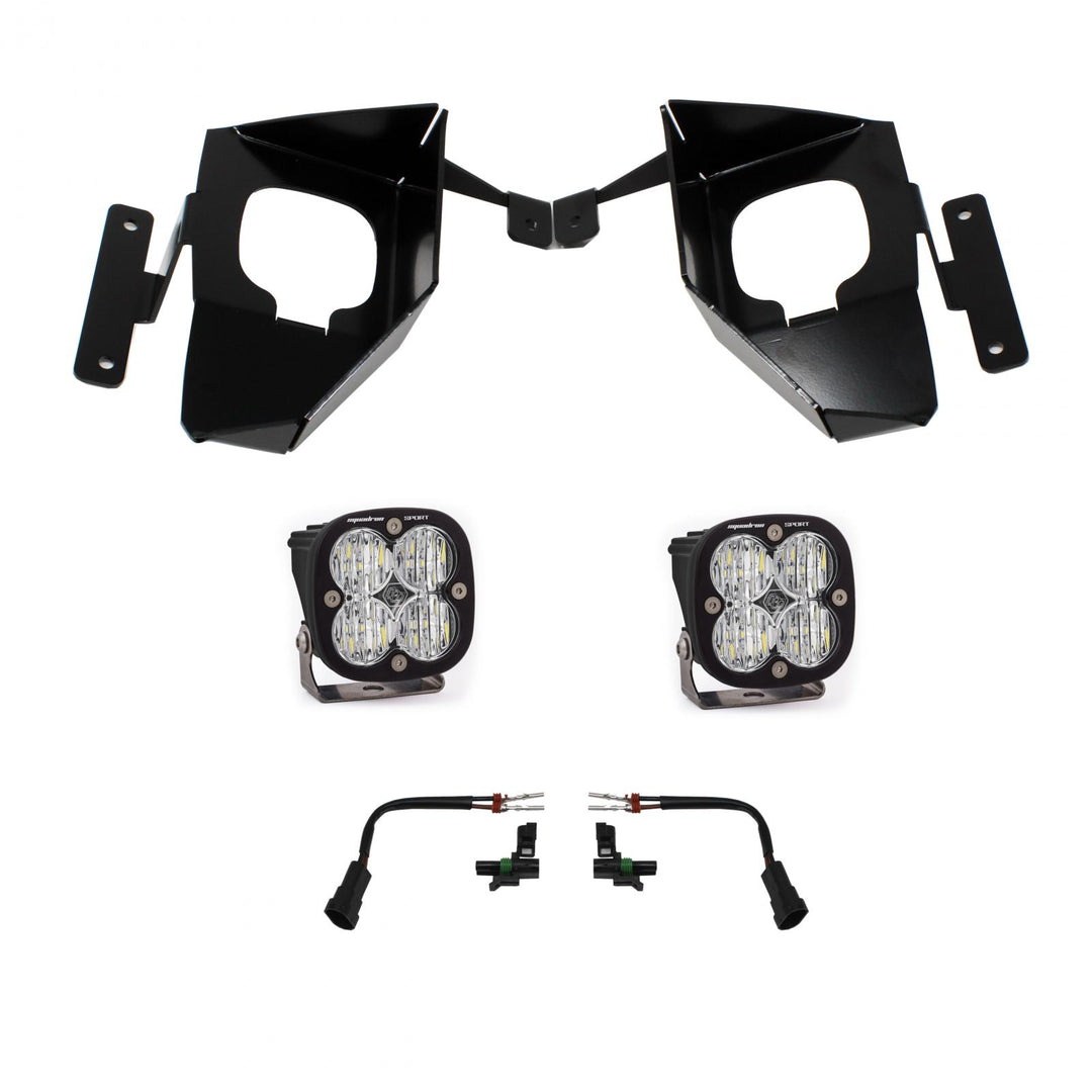 Silverado 16-18 Fog Pocket Kit Squadron Sport W/C Baja Designs 447536