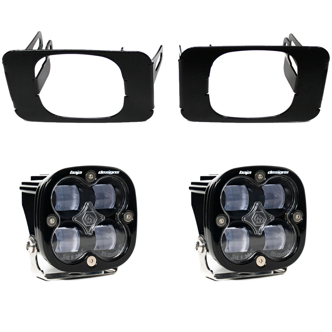 Super Duty Fog Lights SAE Fog Pocket Kit 17-18 Super Duty 15-18 F-150 Baja Designs 447618