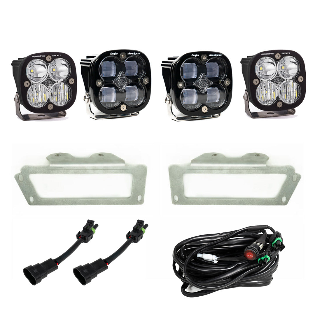 Ram 2500/3500 Fog Lights SAE Fog Pocket Kit 10-18 RAM 1500 09-12 Ram 2500/3500 Baja Designs 447619
