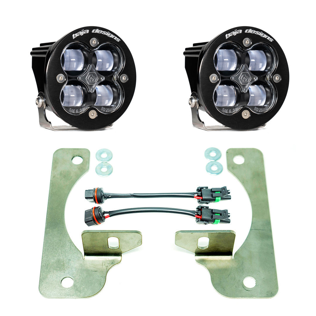 Jeep JL Fog Light Squadron-R 18-Pres Wrangler JL Rubicon Fog Pocket Kit Baja Designs Baja Designs 447623