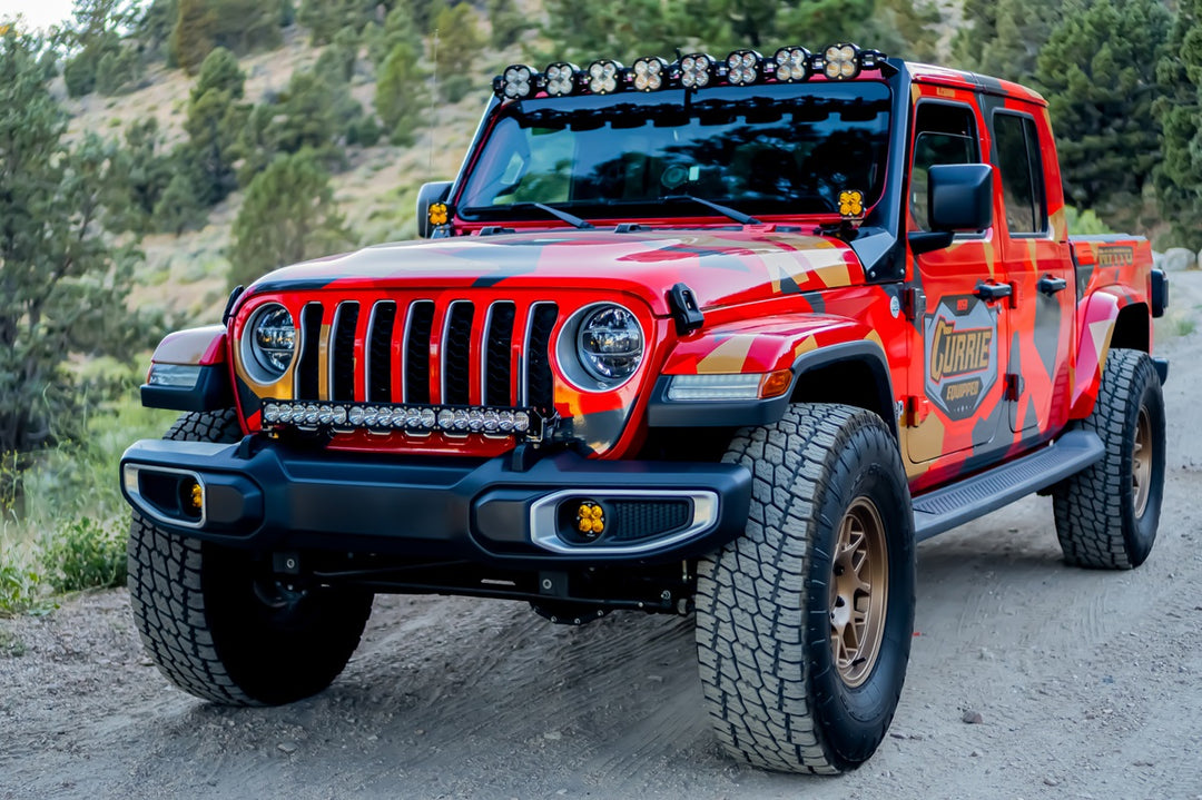 Jeep JL/JT Roof Bar LED Light Kit 8 XL Linkable w/Upfitter
