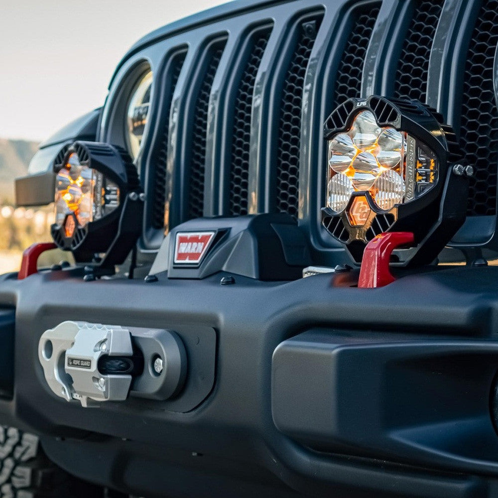 Jeep JL/JT Rubicon Steel Bumper LED Light Kit LP6 Baja Designs 447671