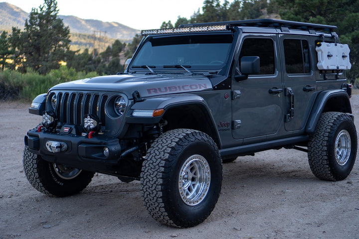 Jeep JL/JT Rubicon Steel Bumper LED Light Kit LP4 w/Upfitter