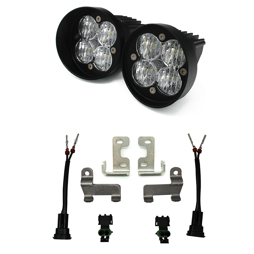 12-21 Rav4 Fog Pocket Kit Squadron Sport Clear Wide Cornering Baja Designs 447676