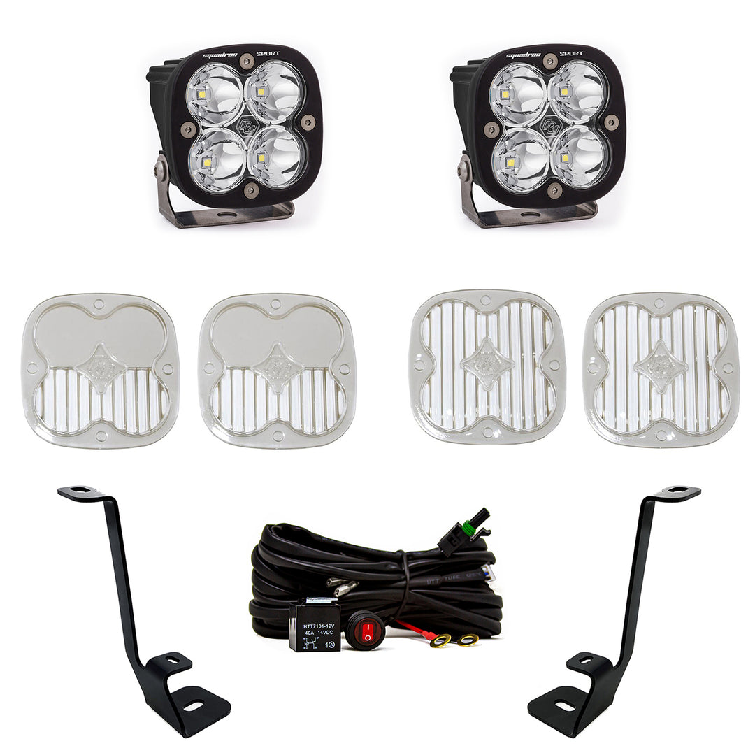 Squadron Sport A-Pillar Kit 21-23 F-150 (Spot; Clear; Toggle Wiring) 447695