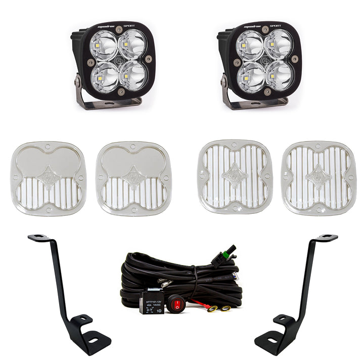 Squadron Sport A-Pillar Kit 21-23 F-150 (Spot; Clear; Toggle Wiring) 447695
