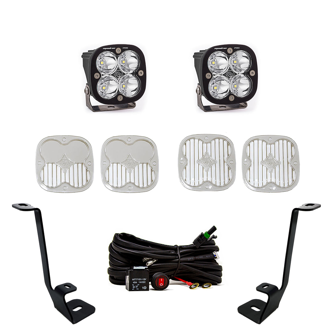 Squadron Pro A-Pillar Kit 21-23 F-150 (Spot; Clear; Toggle Wiring) 447696