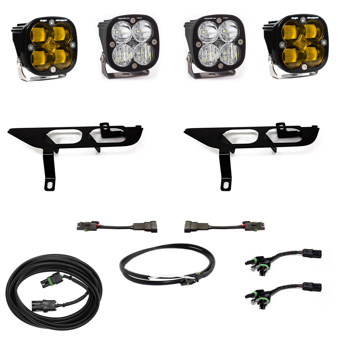 Ford, F150, (21-On), FPK, SAE Baja Amber/Sport DC, Up w/o DRL Baja Designs 447698UP