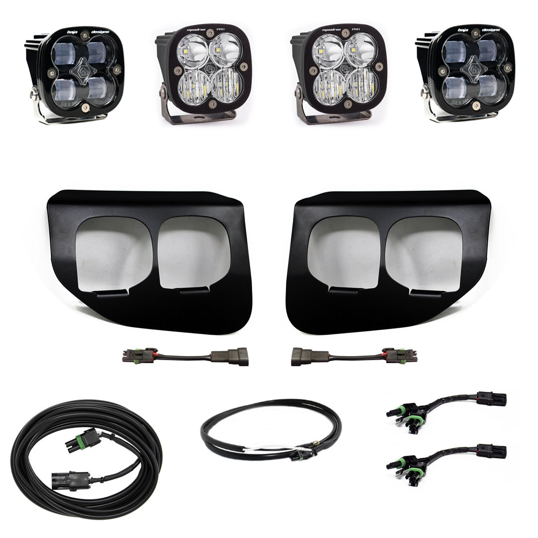 Ford Super Duty (20-22) Fog Lights Dual FPK SAE/Pro DC Baja Designs w/Upfitter Baja Designs 447736UP
