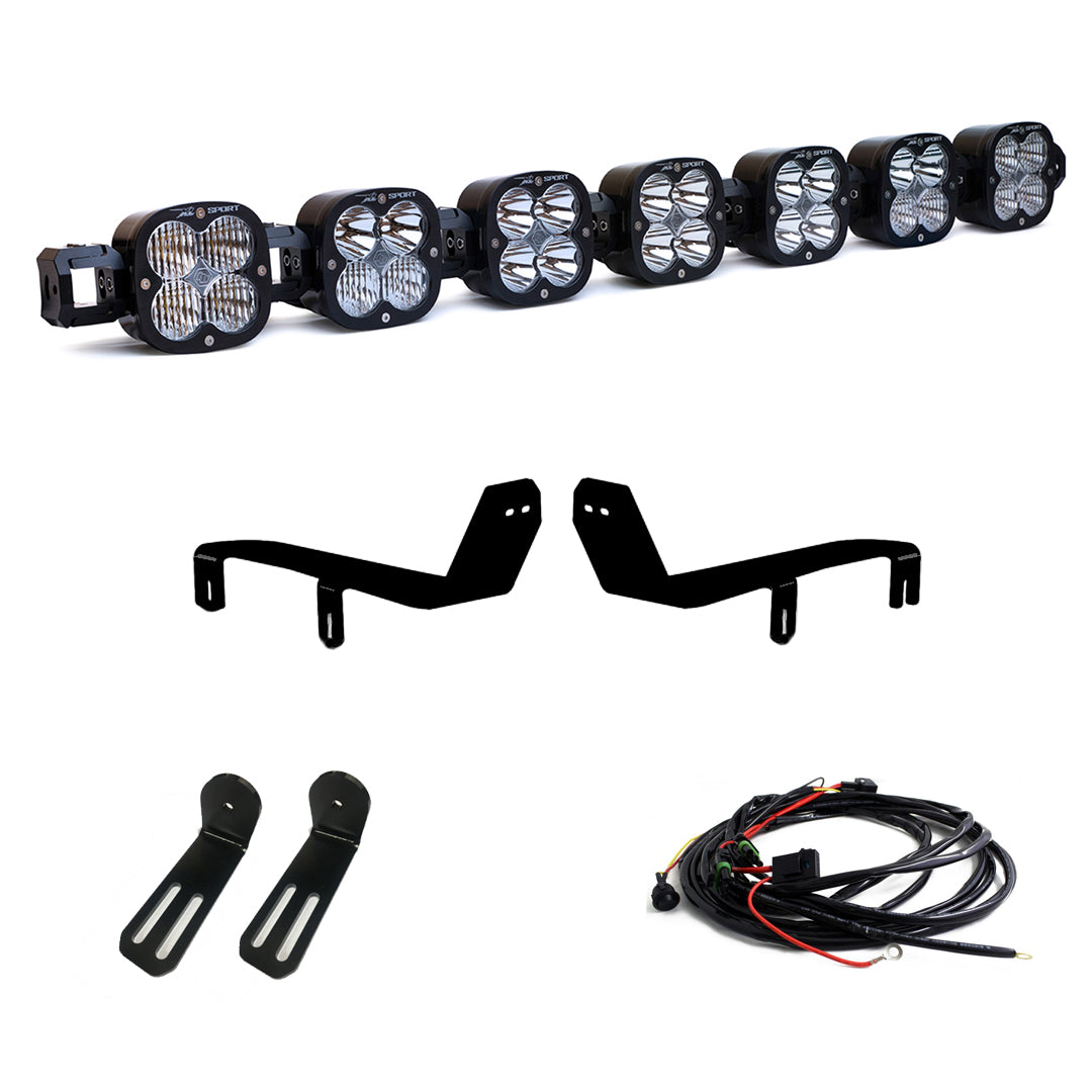 7 XL Linkable LED Light Kit For 17-19 Ford Super Duty Baja Designs 447744