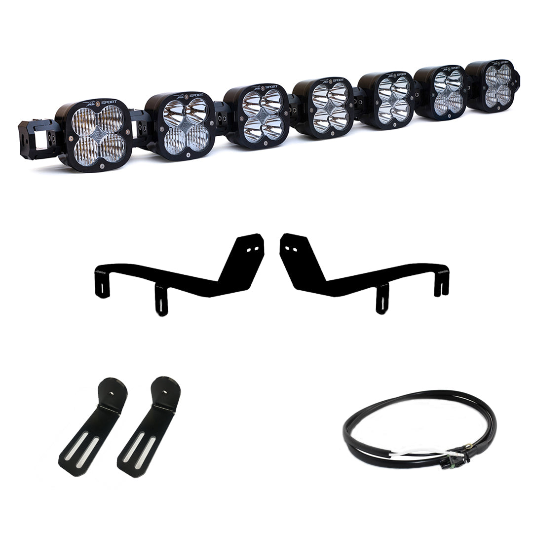 7 XL Linkable LED Light Kit For 17-19 Ford Super Duty w/Upfitter Baja Designs 447744UP