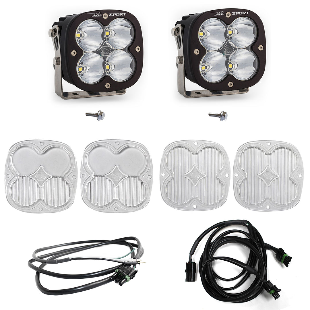 Bronco A Piller Light Kit 21-Up Ford Bronco XL Sport Spot w/Upfitter Baja Designs 447753UP