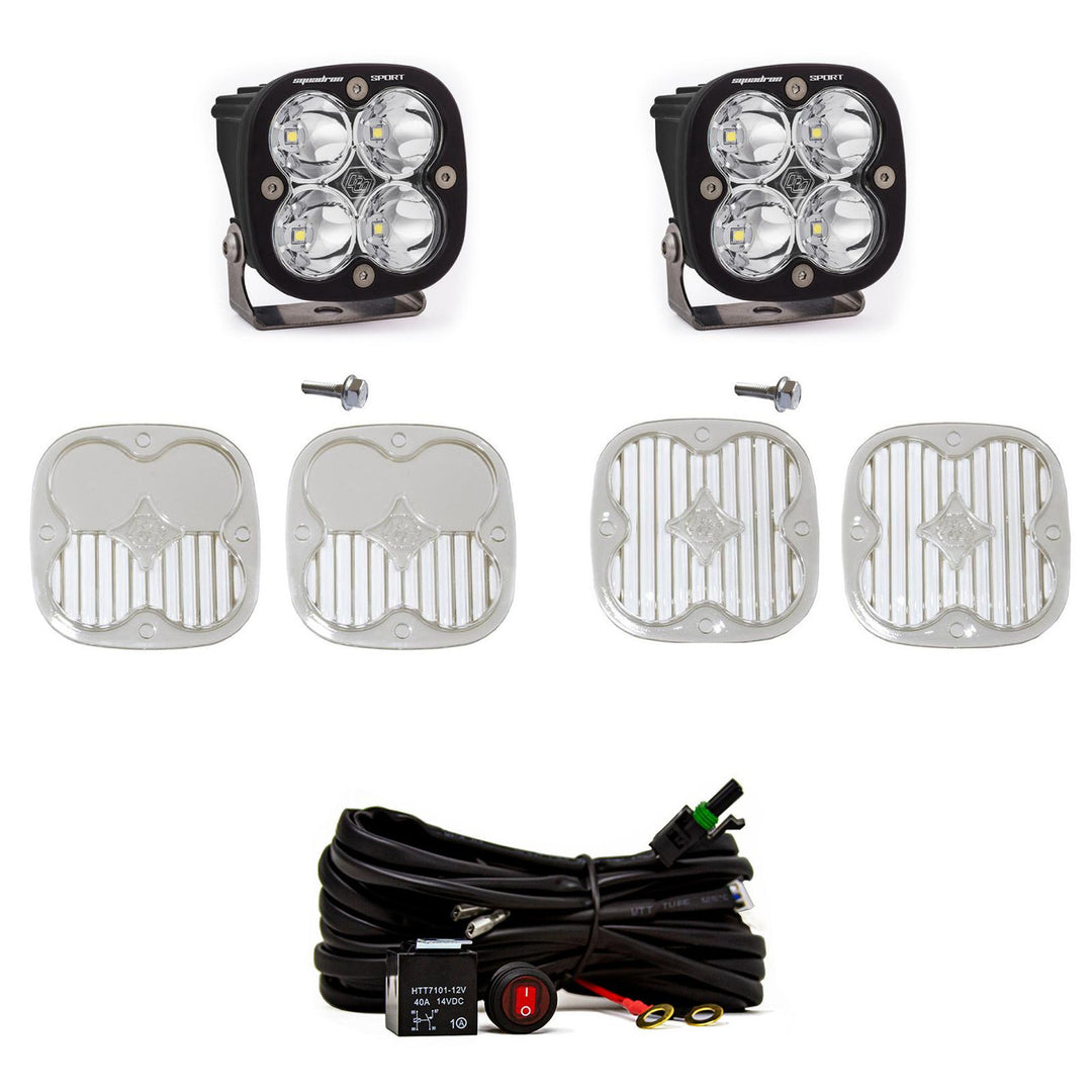 Bronco A Piller Light Kit 21-Up Ford Bronco Squadron Sport Spot Baja Designs 447755