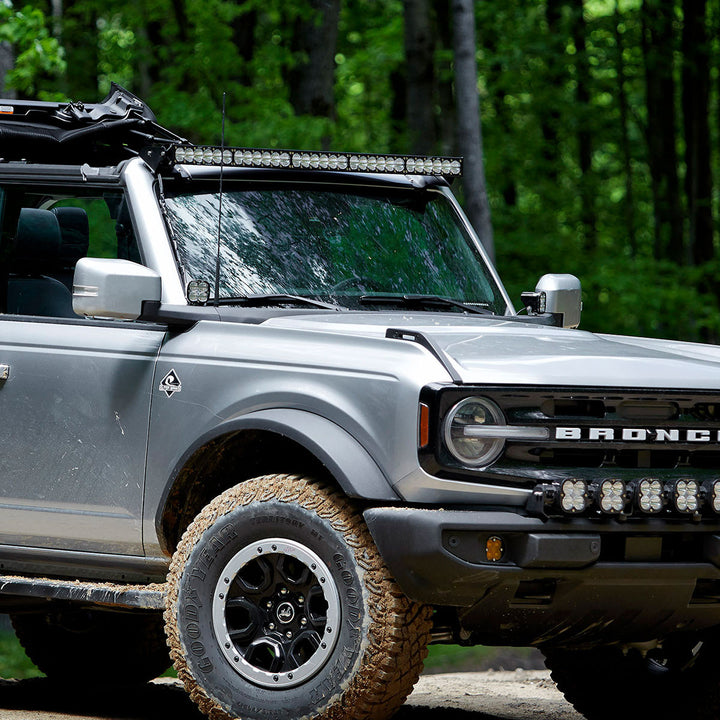 Bronco Roof Light Bar Kit 21-Up Ford Bronco 50 Onx6+