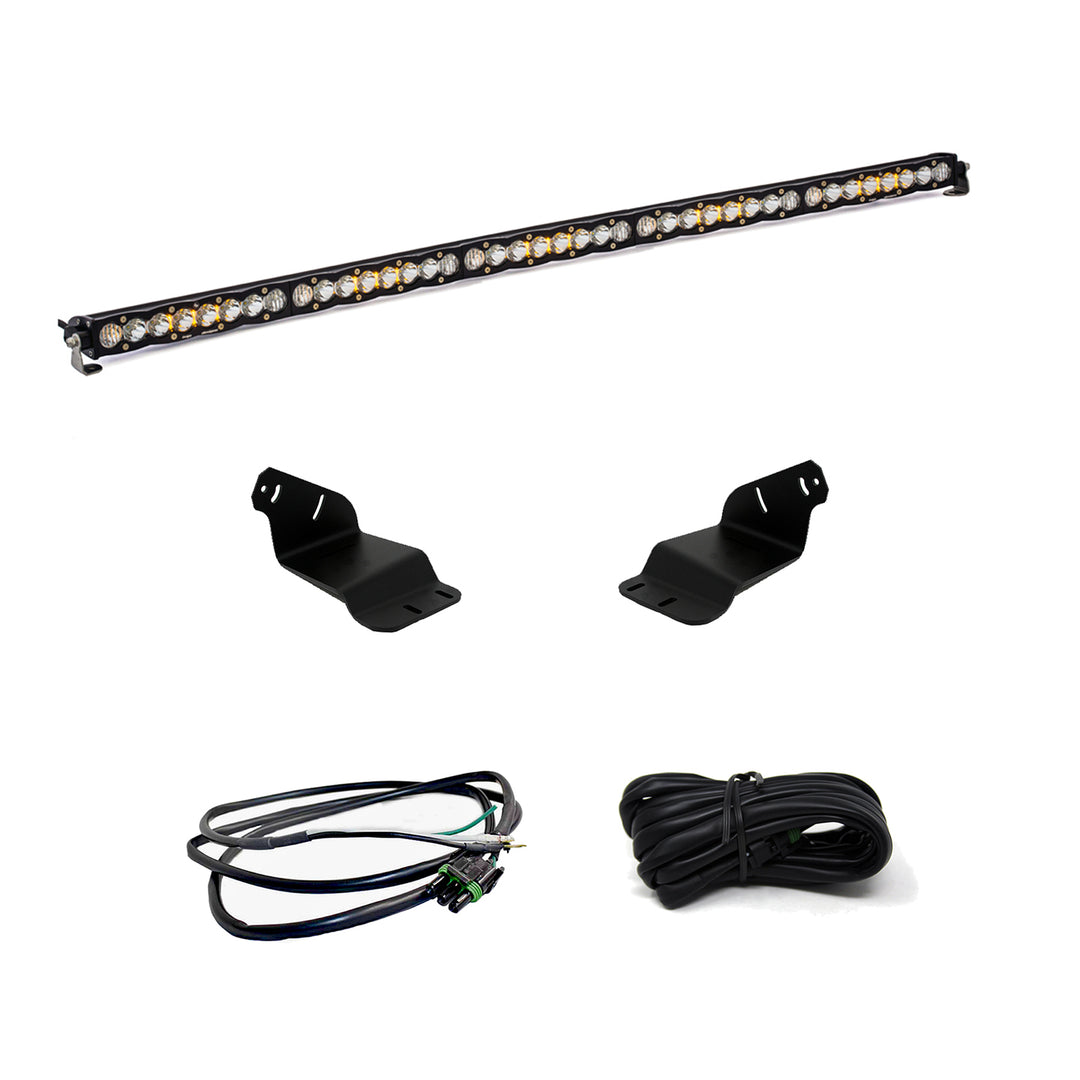 Bronco Roof Light Bar Kit 21-Up Ford Bronco 50 S8 w/Upfitter Baja Designs 447758UP